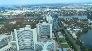 Vienna - Donaustadt (Donau City) and Donau City Tower (DC Tower) Panorama 2015 07 20