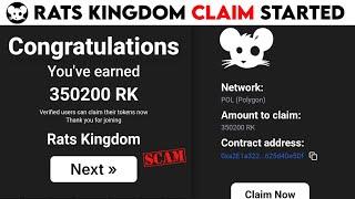 Rats Kingdom Airdrop Withdraw | Rats Kingdom Airdrop Claim | Rats Kingdom New Update