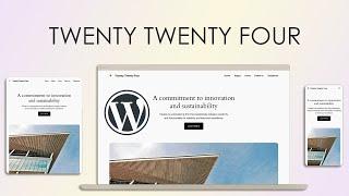 Cómo personalizar Twenty Twenty Four de WORDPRESS