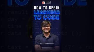 How to Start Learning to Code | Tips by Abhishek Bhaiya! #code #codingblocks #coding #learning