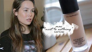 mac "next to nothing face colour" review + wear test | alexa blake