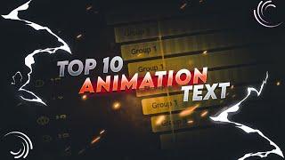 Top 10 Alight Motion Text Animation Presets | AlightMotion Preset Download Free | Technical Alish