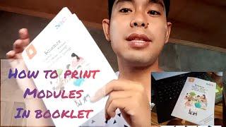 How to Print Module in Booklet Form using Foxrit Phantom PDF