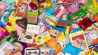 Sassy Soap Haul  ASMR Opening 200  Soaps from Around the World  Unboxing Unpacking Unwrapping