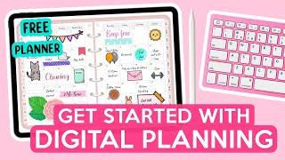 NEW to digital planning? How to get started with digital planning and get a FREE planner!