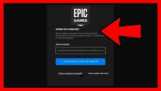 ERROR DE CONEXION EPIC GAMES