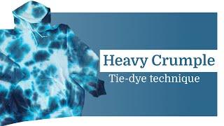 Tie-dye pattern P123 : Heavy Crumple