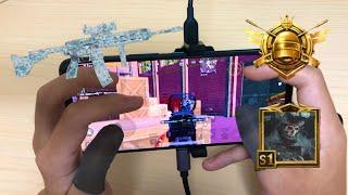 Full Handcam Rog Phone6 90fps | 5Finger Control & Sensitivity | PUBGMOBILE Game Test