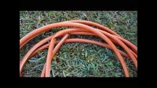 Get the kinks out of a garden hose, quick and cheap fix