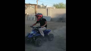 My friends doing donuts on my quad. #shorts