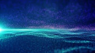 Abstract Particles Ocean  - Free motion background