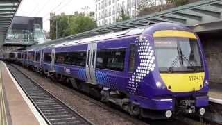 Scot Rail Class 170 Departing Edinburgh Haymarket (21/10/15)