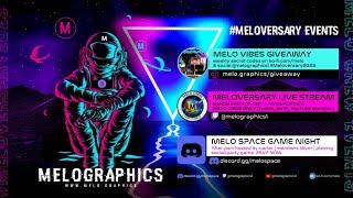  #MELOversary2023 #giveaway Week 1 | @melographics1 #MadeByMELO