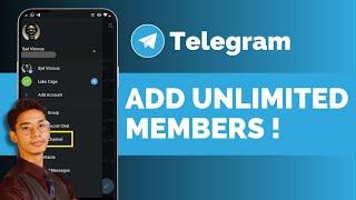 Telegram Group Me Unlimited Members Adding Tricks || How To Add Unlimited Members In Telegram Group!