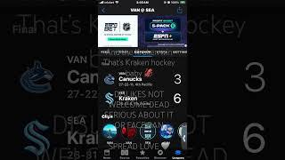 Kraken Smash Canucks 