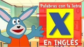 Palabras con la letra X en INGLÉS para niños