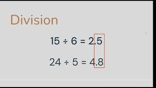 Integer Division & the Modulo Operator (%) in Java