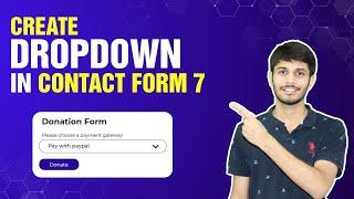 How To Add Dropdown Field In Contact Form 7 | WordPress Tutorial