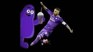 Grimace stole Sergio Ramos grimace shake and messed with Ramos but he regret it #football #edit