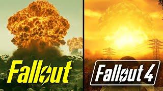 Atomic Bombs Dropping Scene in Fallout TV Show 2024 vs Fallout 4