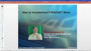 SQLpassion Web Cast, February 2017: CXPACKET Waits