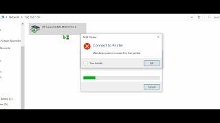 Window Cannot Connect To Printer | How to Fix Window Cannot Connect To Printer Error 0x0000011b.