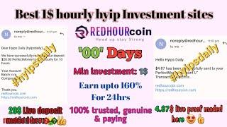 Redhourcoin.com | Best 1$ hourly hyip investment site. Earn 13% hourly for 10hrs. #hyipsdaily