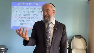 What is “The End of Days״ ?  Part I - Rabbi Yinon Kalazan