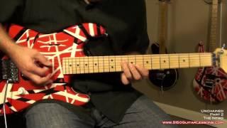 How to play 'Unchained' - Van Halen - 5150GuitarLessons.com (sample)