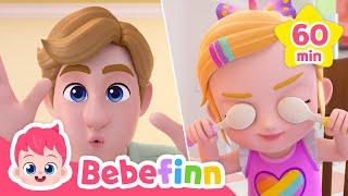 Peek-a-boo Song for an hour | Kids Song Compilation | Bebefinn - Nursery Rhymes & Kids Songs