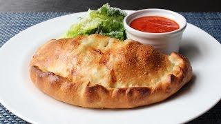 Calzone Recipe - How to Make a Calzone - Ham and Cheese Stuffed Pizza Bread