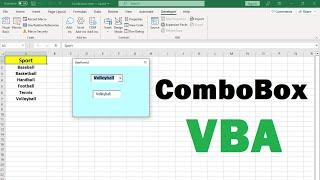 How to populate comboBox and get value in textbox using Excel VBA