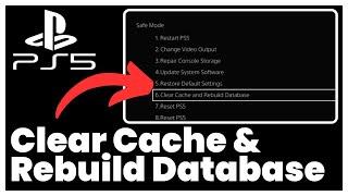 How to Clear Cache & Rebuild Database on PS5 (Easy Tutorial)