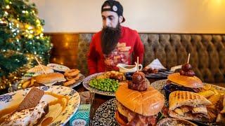 EATING THE ENTIRE WETHERSPOON'S XMAS MENU CHALLENGE | C.O.B. Ep.131
