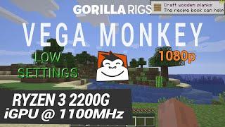 Minecraft on Vega 8 iGPU 1080p FANCY SETTINGS