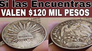 TIENES DE ESTA MONEDAS VALEN MUCHO DINERO, monedas antiguas mexicanas$$$$$$$..