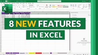 8 New Features in Microsoft Excel | Summer 2023