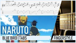 Naruto Shippuden - Blue Bird (OP 3) Fingerstyle Acoustic Guitar Cover + Tab & Tutorial/Lesson