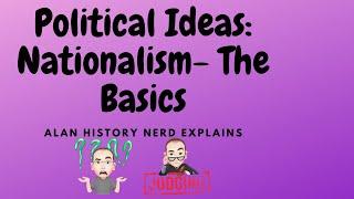 Political Ideas Nationalism The Basics