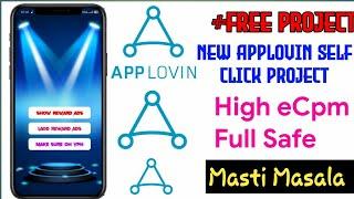 NEW Applovin Self Click project//Free project @MTSTUDIO84