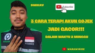 3 CARA TERAPI AKUN GOJEK BIAR GACOR 2022 || GOJEK GACOR