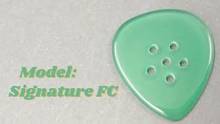 Stone Pick Guitar, Agate Pick: Signature FC Verde