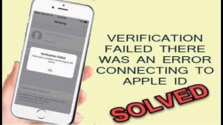 Verification Failed Error Connecting to Apple ID Server? Here's the Fix.
