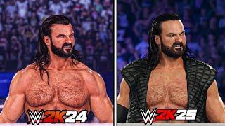 WWE 2K25 vs WWE 2K24 : More Graphics & Details Comparison