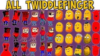 ALL TWIDDLEFINGER CHARACTERS | FNF Character Test | Gameplay VS My Playground
