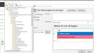 How to Automatically Run Programs at User Logon Using Group Policy Windows Server 2022