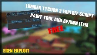 [NEW]   OP  LUMBER TYCOON 2 SPAWN ITEM AND PAINT TOOL GUI! 