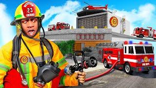 GTA 5 - Franklin's House is the NEW Fire Station! (Upgrade)