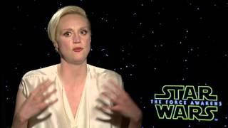 Star Wars: The Force Awakens: Gwendoline Christie Official Movie Interview | ScreenSlam