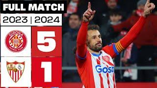 Girona FC 5 - 1 Sevilla FC | FULL MATCH | LALIGA EA SPORTS 2023/24